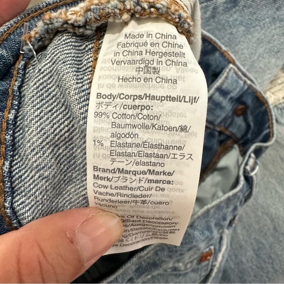 The Perfect Vintage Jean in Phillips Wash: Knee-Rips Edition - Picture 10 of 10